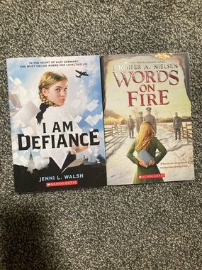 Scholastic Book Set — Blue and Tan Cover Novels